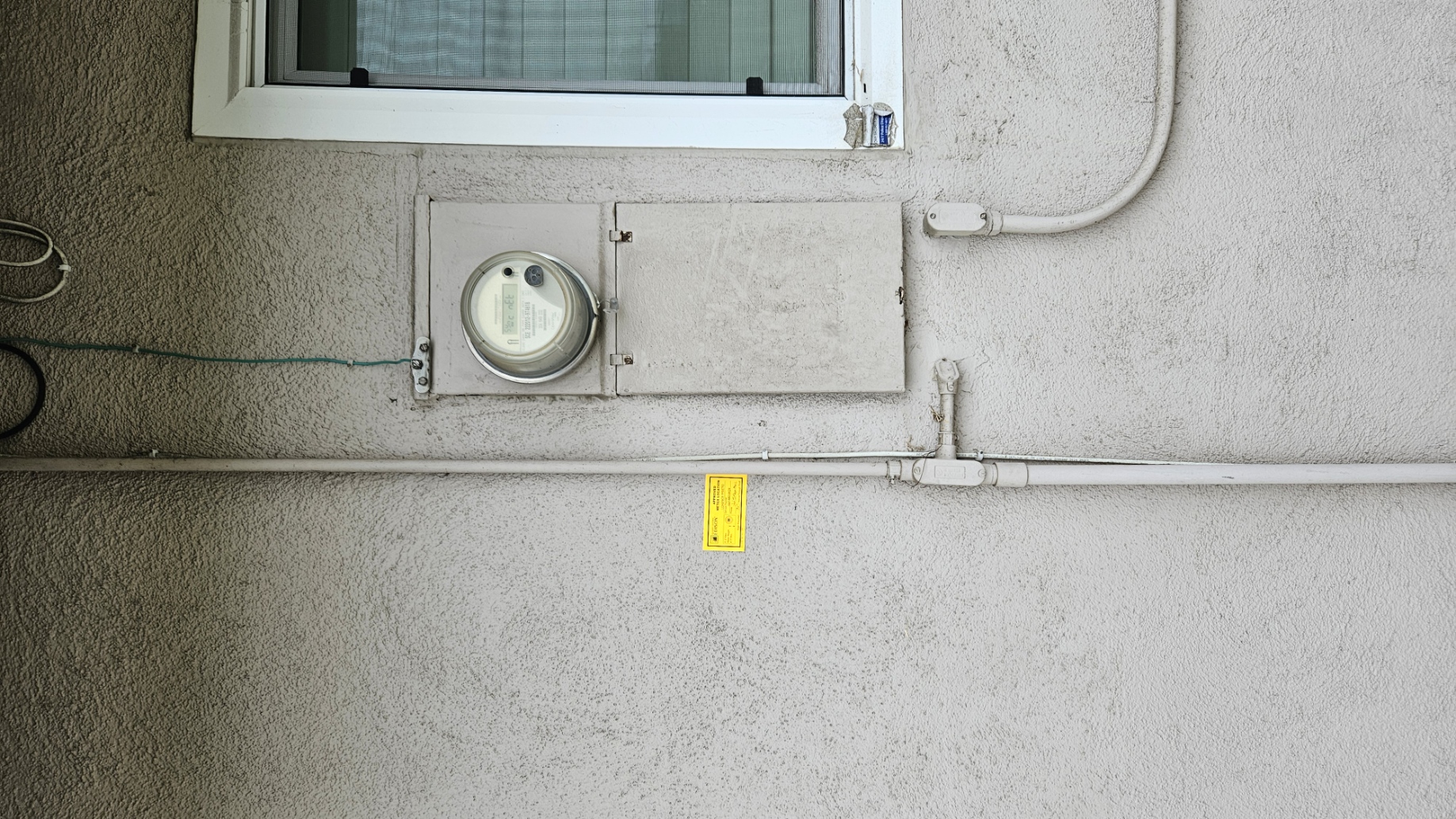 Old electrical panel in Anaheim