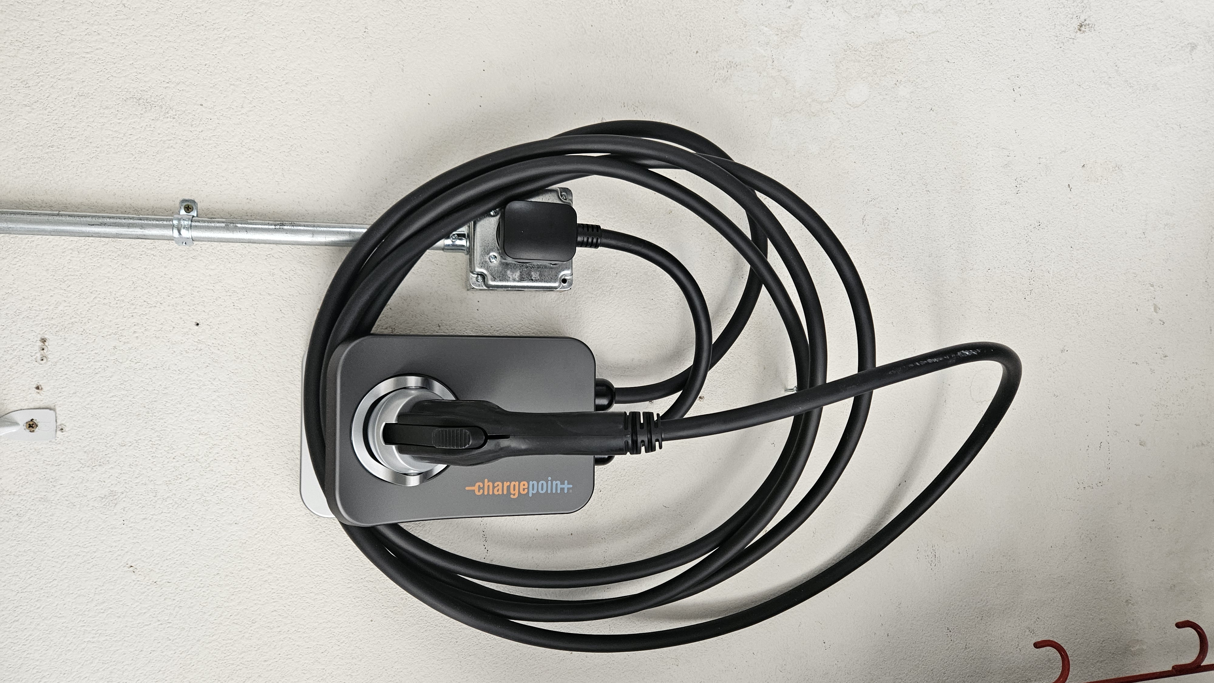 NEMA 14-50 EV charger installation