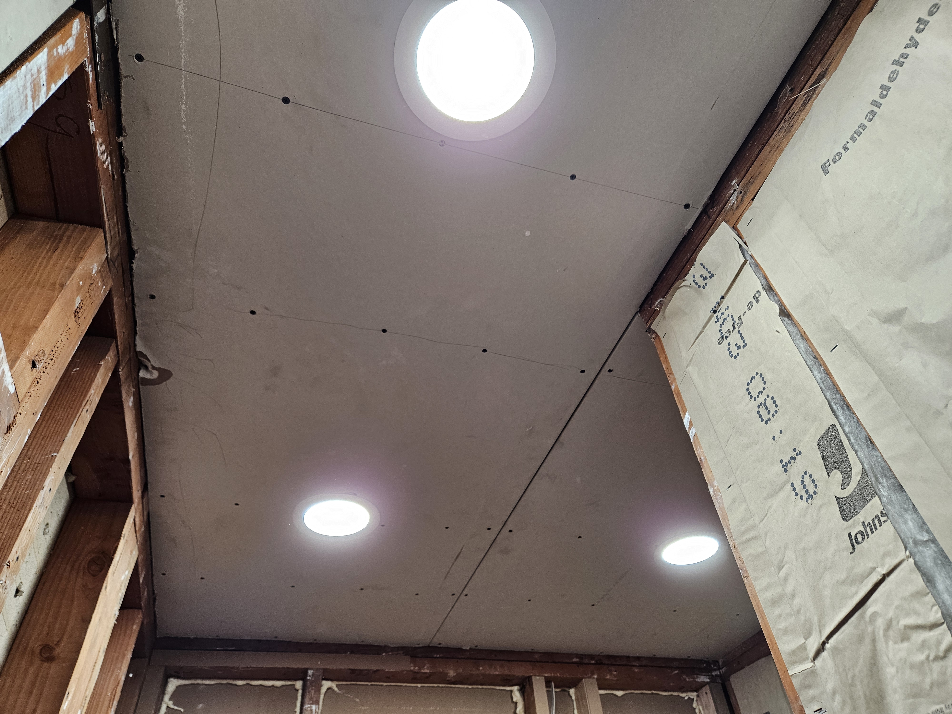 Can light closet remodel