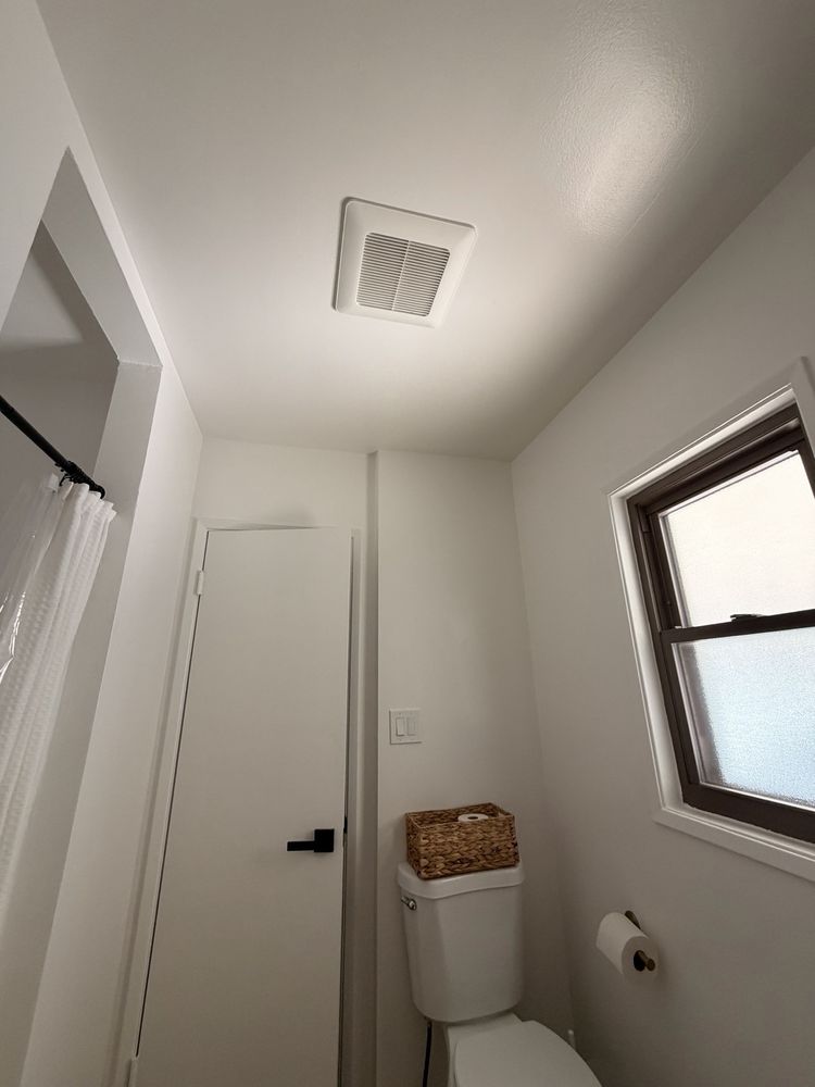 New Bathroom Exhaust Fan Installation