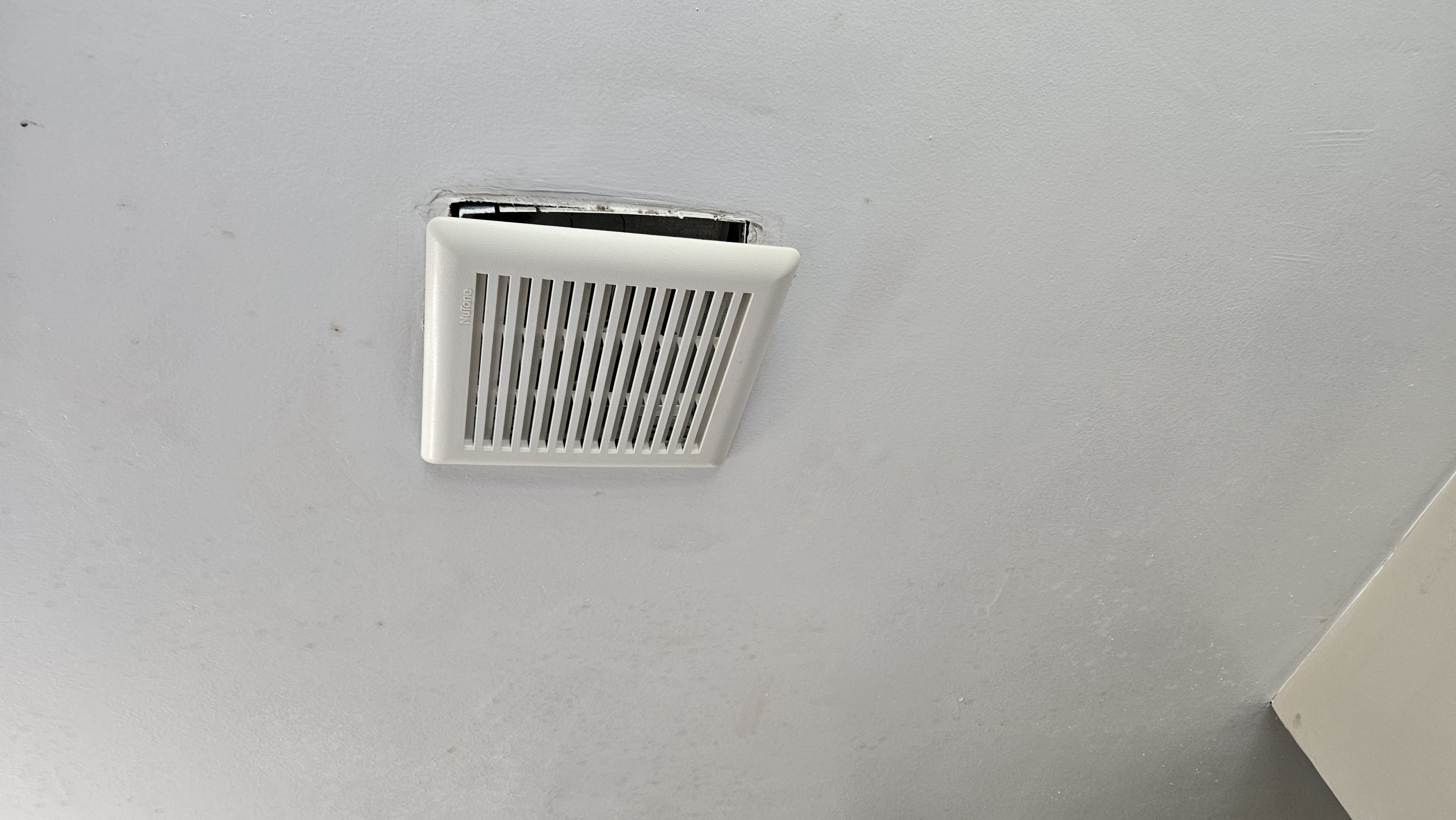 Old Bathroom Exhaust Fan, Before