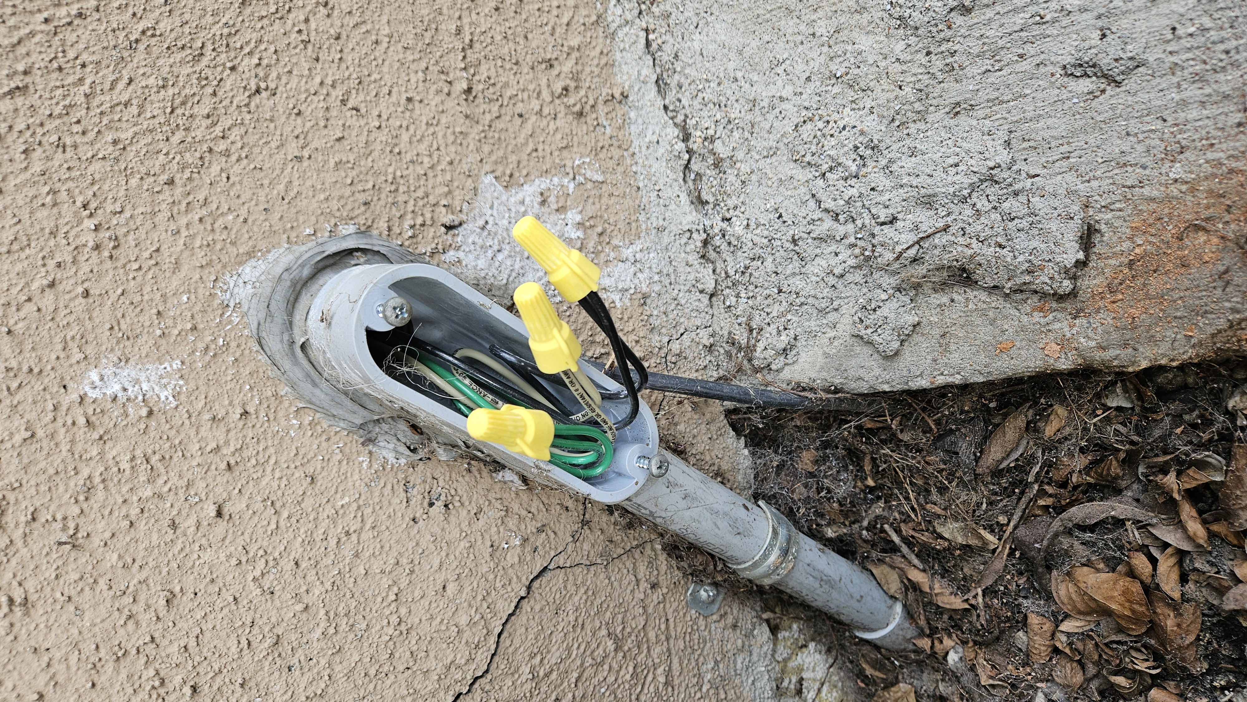 LB Junction Box Clean Up Before