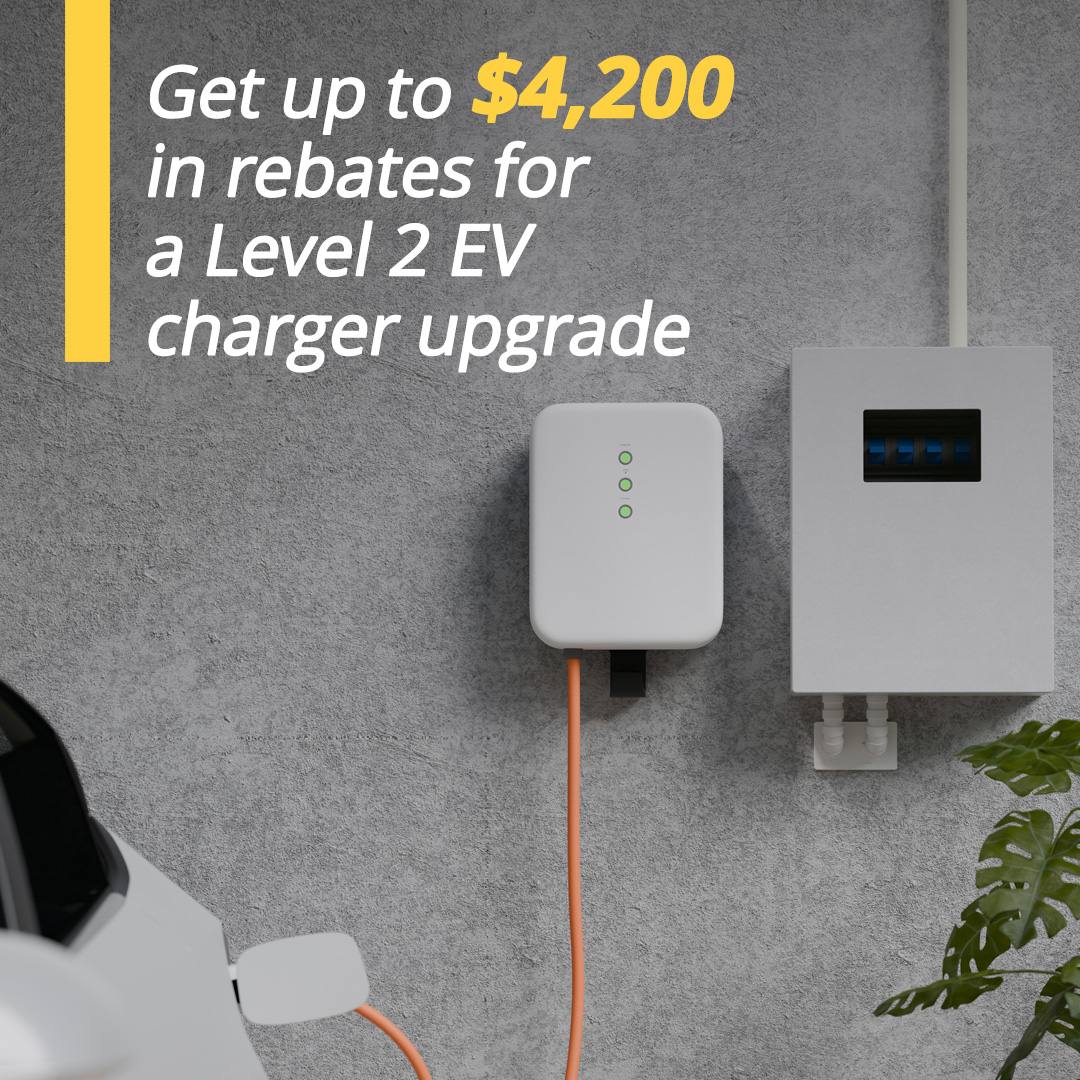 Teaser image for EV charger rebate program